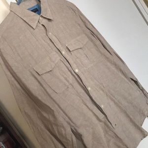 Men’s Banana Republic Linen Button Down - size M